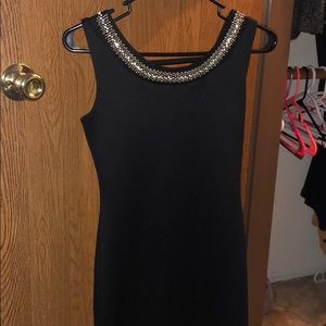 Black cocktail dress